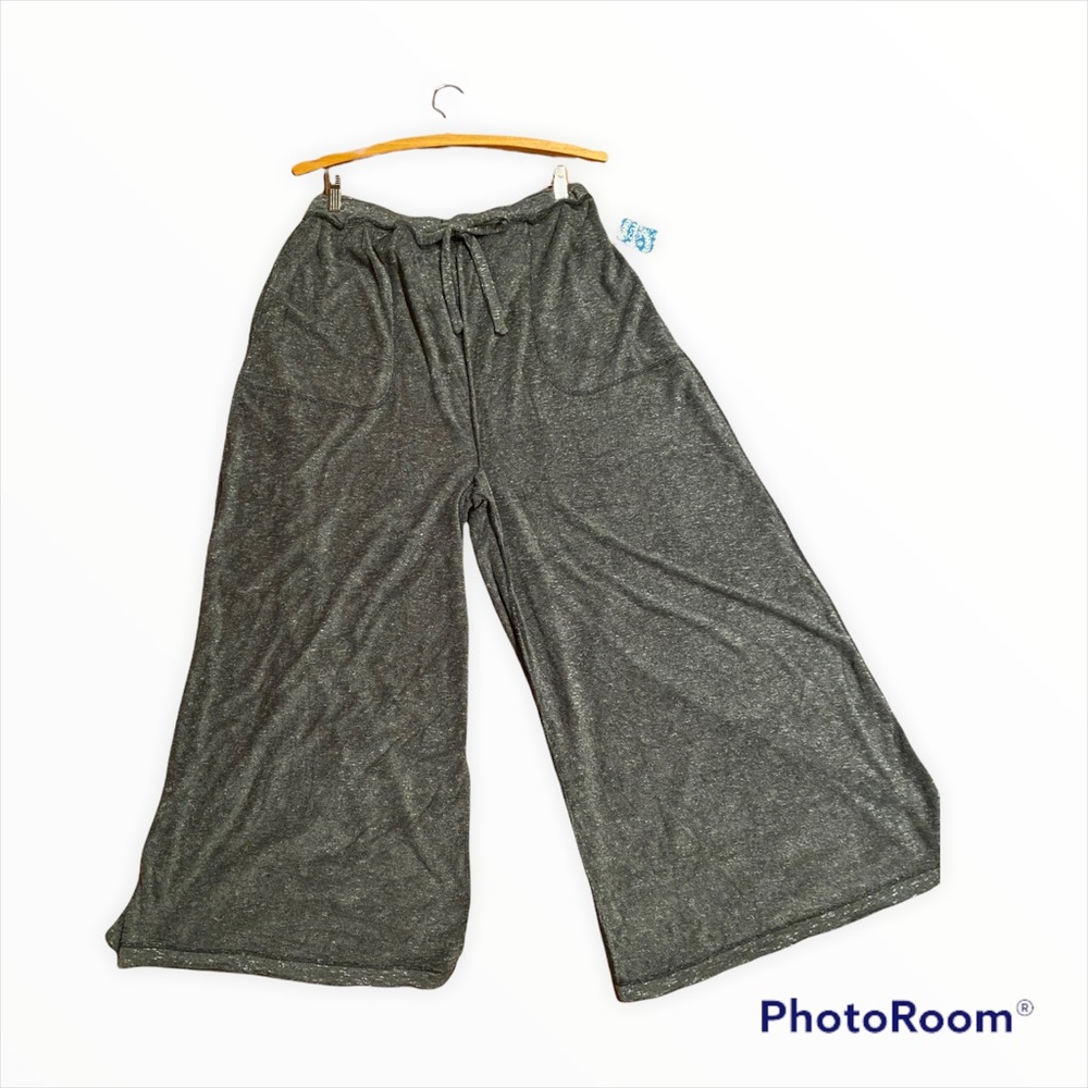 NWT Free People Palazzo Lounge Pants. Gray. Size Medium.